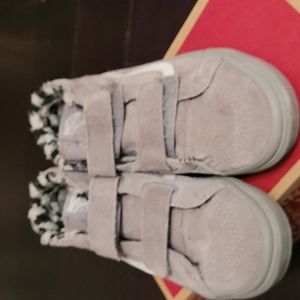 Vans used grey boys velcro sneakers